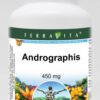 Botella de capsulas Andrographis 450 mg TerraVita 100 unidades