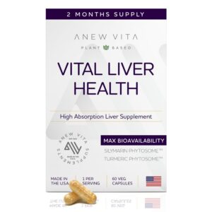 Anew Vita Milk Thistle cápsulas y empaque