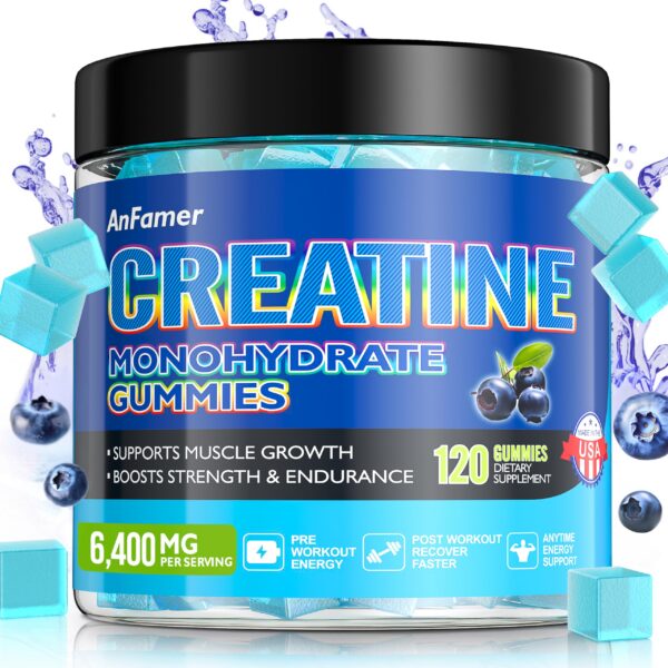 Frasco de gomitas Creatine Monohydrate AnFamer
