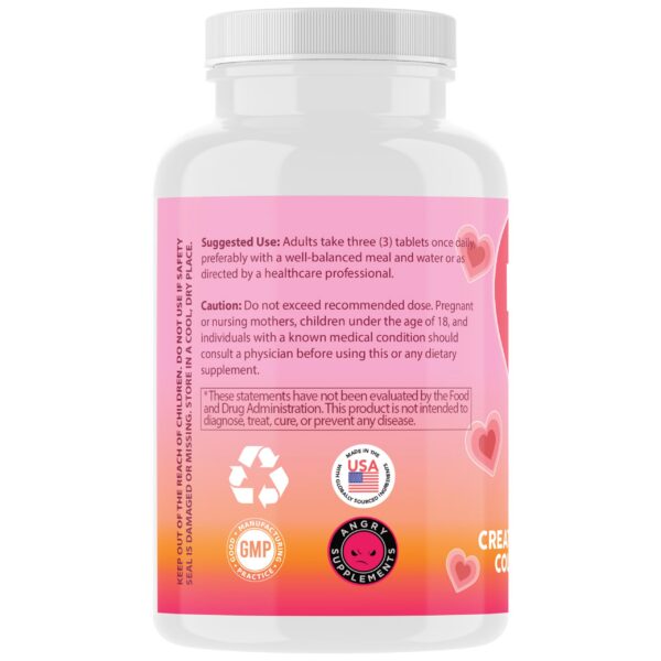 Etiqueta de ingredientes de Better Booty BBL Tablets