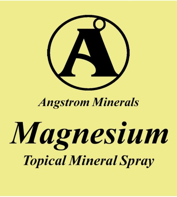 Etiqueta de botella de spray de magnesio Angstrom