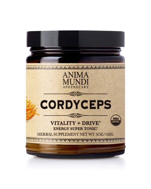 Paquete de polvo de hongo cordyceps orgánico Anima Mundi Apothecary