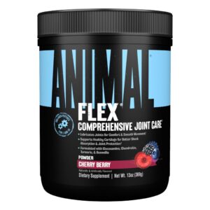 Version 1.0.0 Frasco de Animal Flex Powder con sabor cereza
