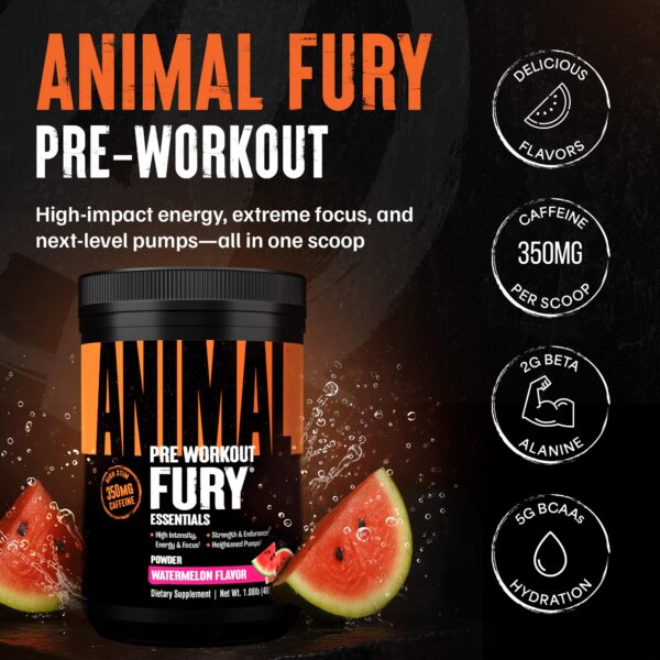 Etiqueta de Animal Fury preentrenamiento