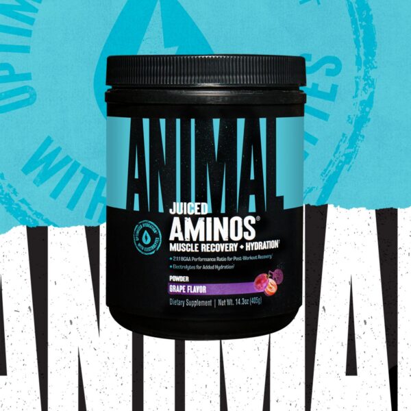 Frasco de Animal Juiced Amino Acids con 30 porciones