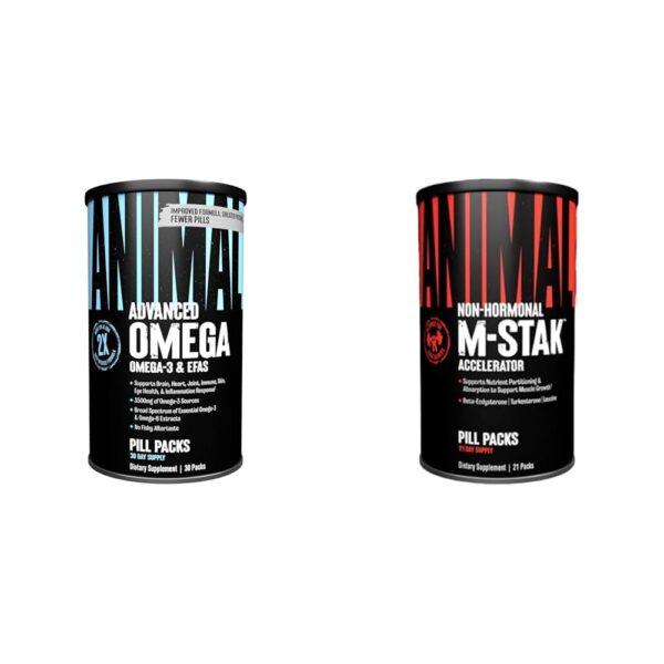 Vista frontal de Animal Omega Omega 3 y 6