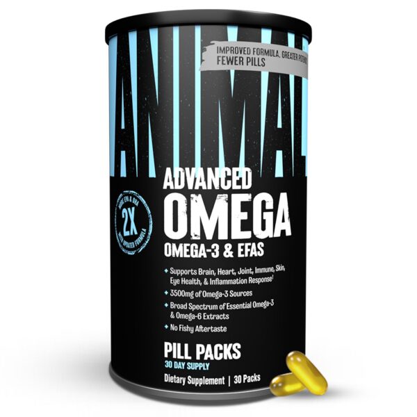 Frasco de Animal Advanced Omega 3 3500 mg EPA/DHA