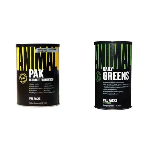 Animal Pak frasco y envase individual