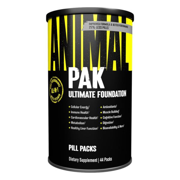 Animal Pak multivitamínico para rendimiento deportivo