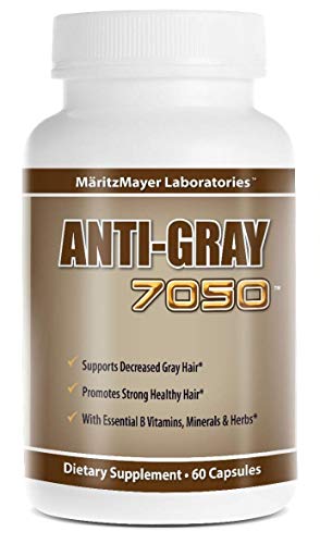 Detalle de cápsulas Anti-Gray Hair 7050 para cabello saludable