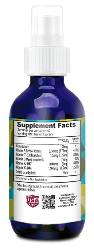 Etiqueta de AnuMed ADEK2 Spray