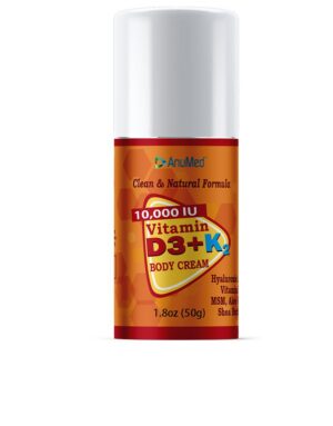 Frasco crema tópica ANUMED D3 K2 10000 UI