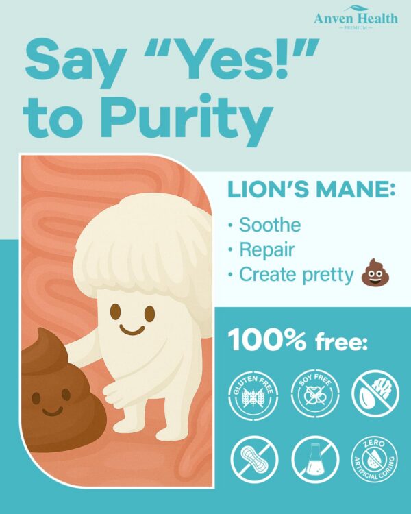 Etiqueta frontal Anven Health enzimas digestivas para gas y estreñimiento