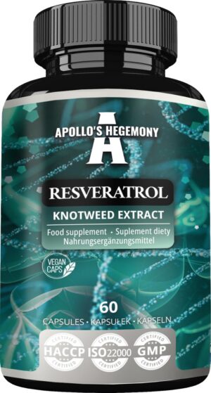 Version 1.0.0 Frasco frontal de Resveratrol APOLLO'S HEGEMONY