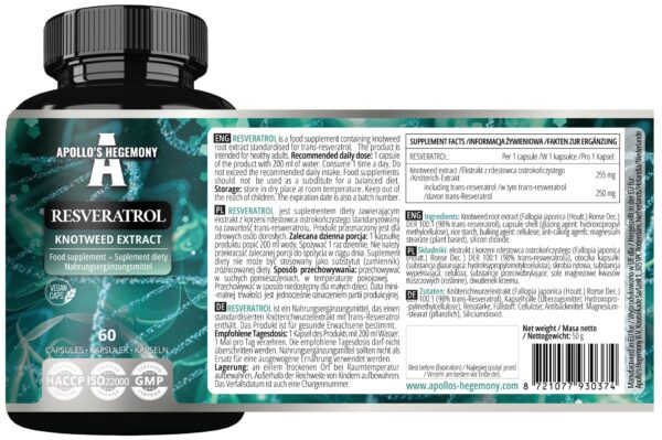 Interior de la caja y cápsulas