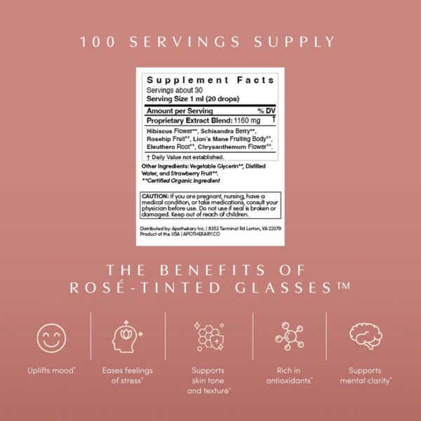 Etiqueta Rosé-Tinted Glasses