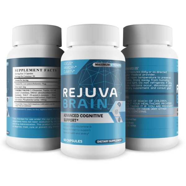 Apoyo cognitivo avanzado con Rejuva Brain 60 cápsulas