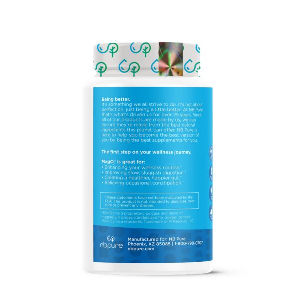 Apoyo digestivo seguro con nbpure MagO7 sin calambres ni hábito