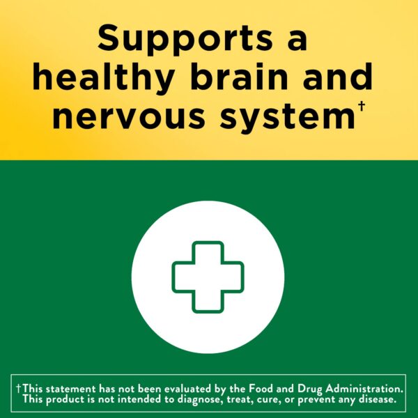 Frasco Nature Made suplemento complejo b con vitamina c y ácido fólico