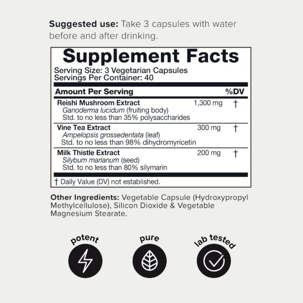 Version 1.0.0 Apoyo hepático extracto concentrado Toniiq Ease 120 cápsulas