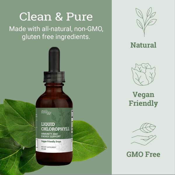 Apoyo hepático y sistema inmunológico clorofila vegana líquida