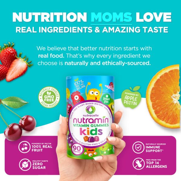 Apoyo inmunológico con vitaminas Nutracelle Nutramin para niños