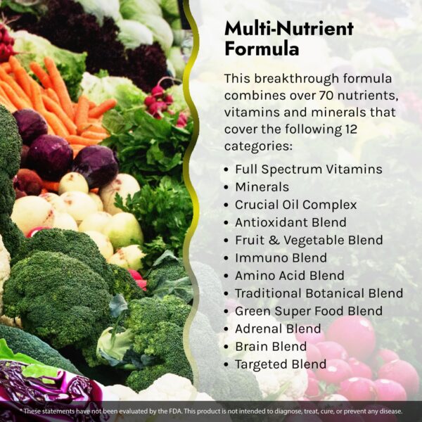 Apoyo suprarrenal y cerebral con Men's Living Green Multi