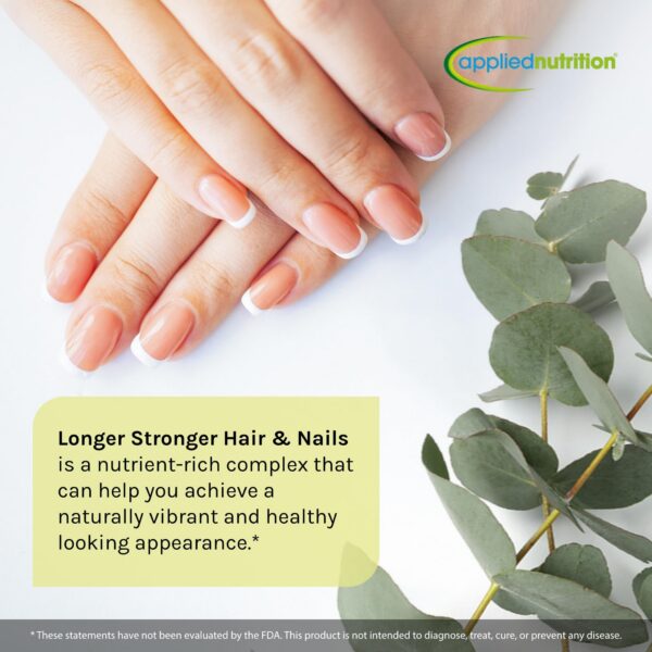 Applied Nutrition pack 120 cápsulas para cabello y uñas