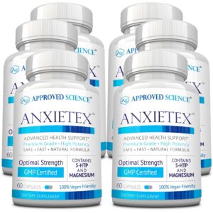 Frasco de Anxietex con etiqueta