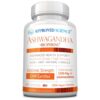 Botella de Approved Science Ashwagandha 1500mg con Bioperine y jengibre