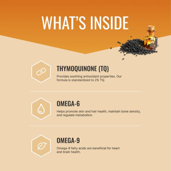 Etiqueta del producto con información del aceite