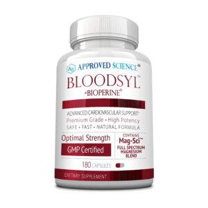 Frasco de Approved Science Bloodsyl 180 cápsulas veganas