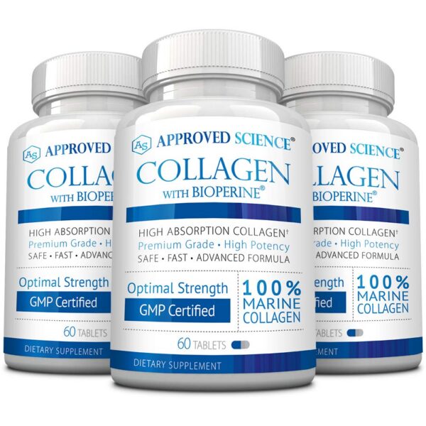 Approved Science Collagen Pills frasco