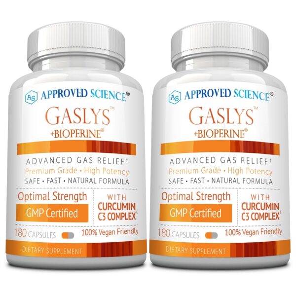 Approved Science Gaslys suplemento digestivo paquete 2 botellas