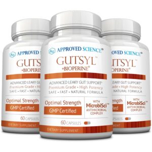 Frente del producto Gutsyl Approved Science