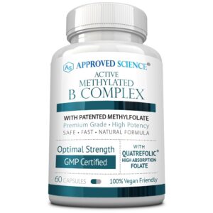 Frente de Approved Science Methylated B Complex 60 Cápsulas