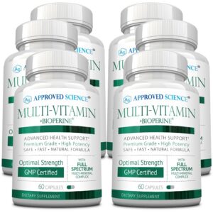 Version 1.0.0 Approved Science Multivitamin 360 cápsulas frasco frontal