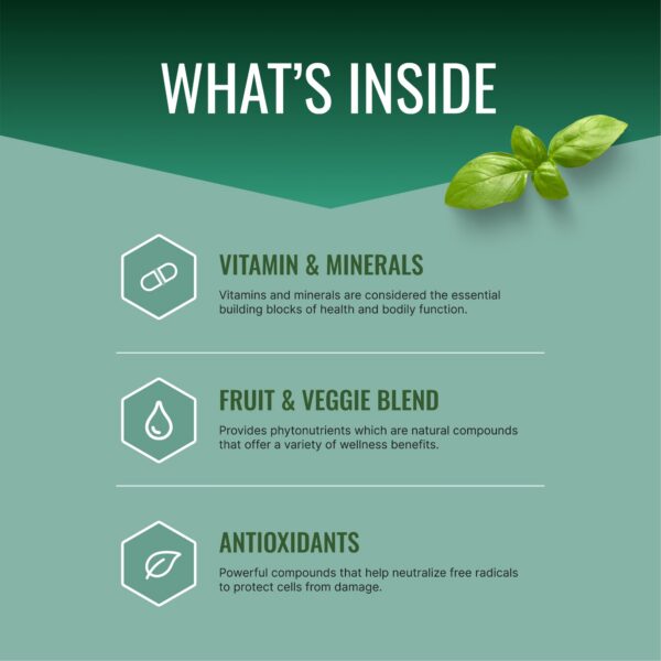 Approved Science Multivitamin 360 cápsulas etiqueta