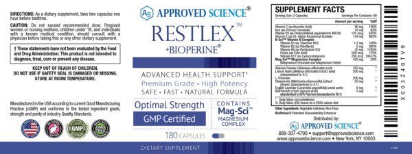 Approved Science Restlex cápsulas