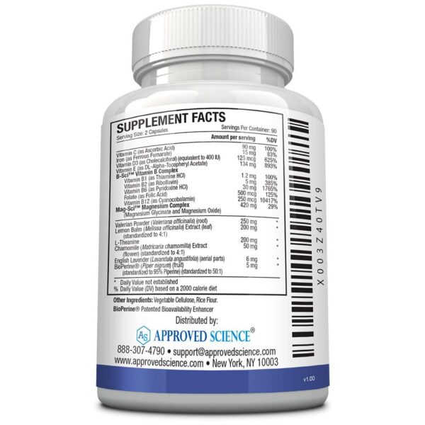 Version 1.0.0 Approved Science Restlex ingredientes