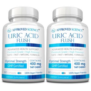 Frasco frontal de Approved Science Uric Acid Flush