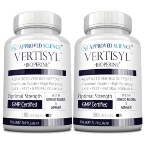 Approved Science VertiSyl suplemento con Ginkgo Biloba y Jengibre