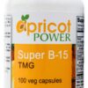 Apricot Power ácido pangámico B-15 TMG cápsulas veganas - frasco 1