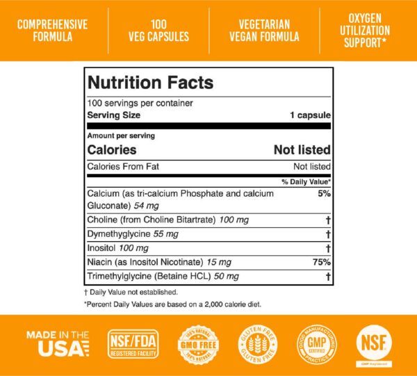 Etiqueta y cápsulas Apricot Power B-15 TMg