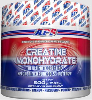 Paquete APS Nutrition creatina monohidrato de 500 gramos
