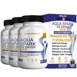 Aqua Spark Ice Water Max cápsulas vegetales