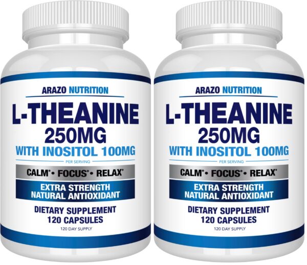 Frasco Arazo Nutrition L-teanina 250 mg