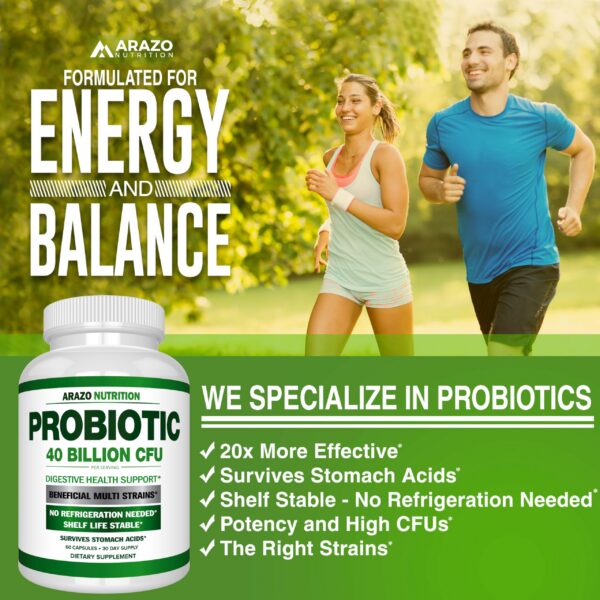 Probióticos Arazo Nutrition para salud intestinal profunda