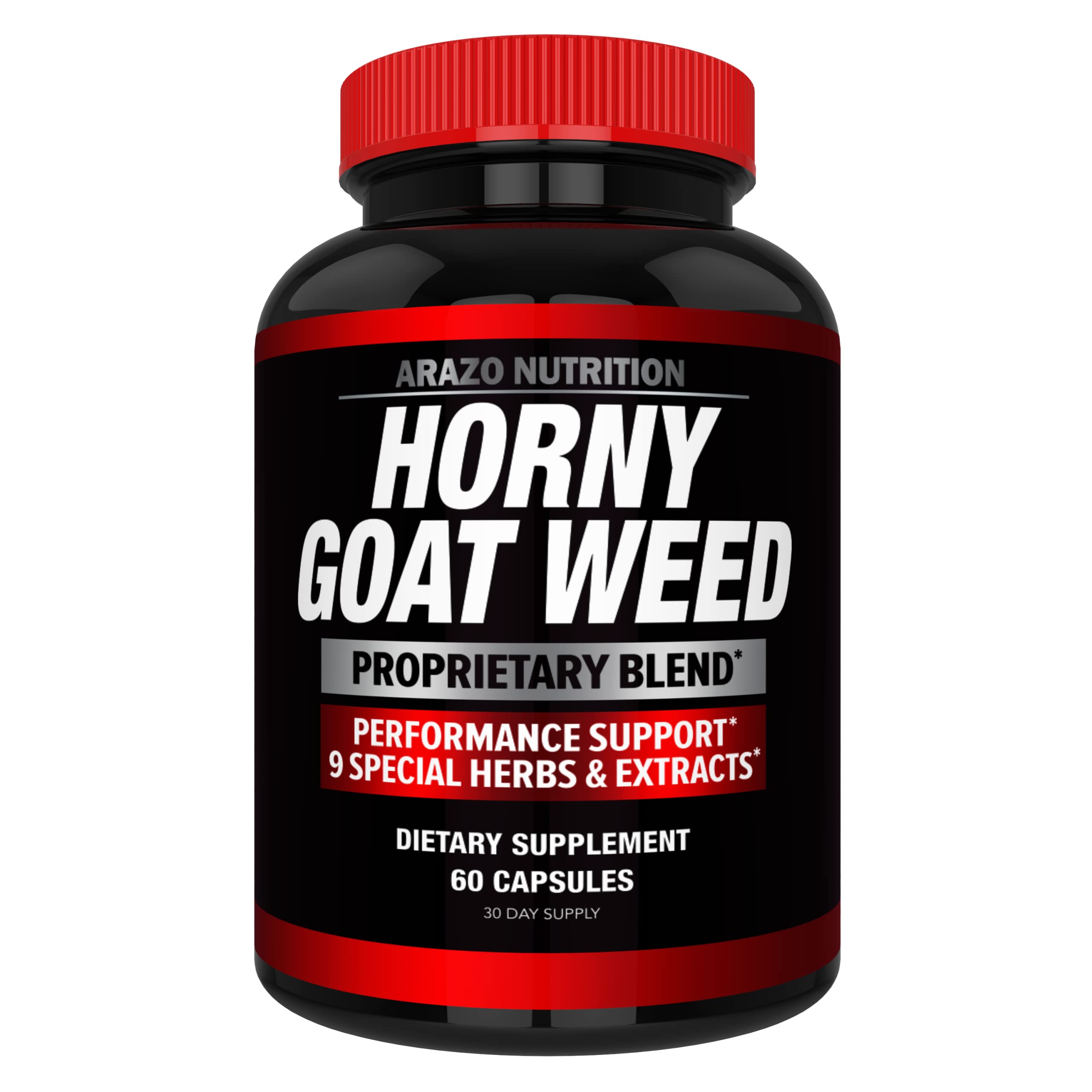 Arazo Nutrition Horny Goat Weed with Maca Ginseng