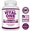 Etiqueta detallada del producto Vital One Multivitamínico para Mujeres